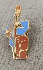 Pins musique, joueur de contrebasse. démons et merveilles 