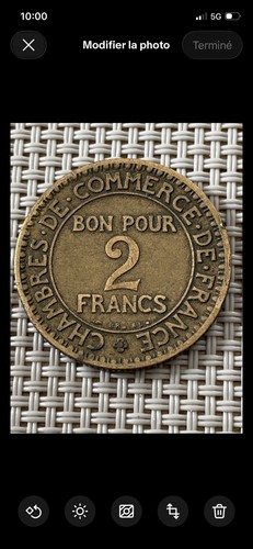Jeton pièce francs - jeton, 2