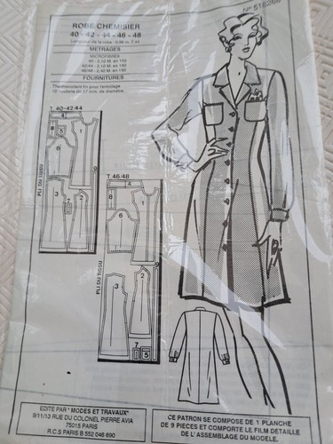 Patron femme vintage année