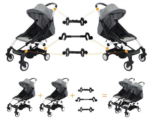 Twin stroller connector - twin, for