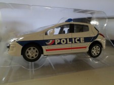 VOITURE MINIATURE 1/43e PEUGEOT 308 "POLICE" 2009