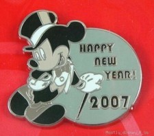 Neuf Disney Magasin Exclusivité Mickey Mouse Happy An 2007 Collectionneur Broche
