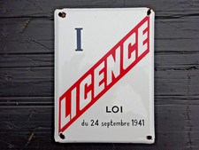 Plaque émaillée ancienne