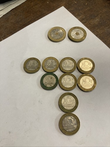 Lot francs genie 1988 - lot,