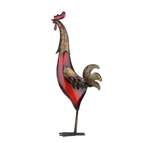 Coq métal effet bois - en,