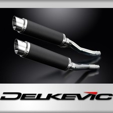 Yamaha XJ600 N/S Diversion 92-04 Echappement KIT-Silencieux 350mm Rond Carbone