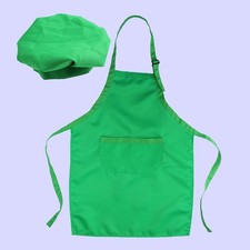  2pcs enfants chef ensemble complet enfants cuisine cadeau coffret avec capuchon