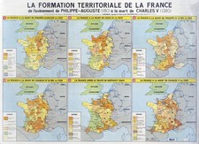 Carte scolaire de 1962 La