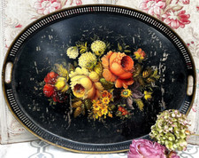 ANCIEN grand PLATEAU en TÔLE