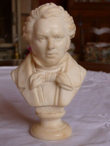 Statuette buste schubert - statuette,