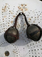 Ancienne paire de boule de pétanque Lyonnaise en laiton