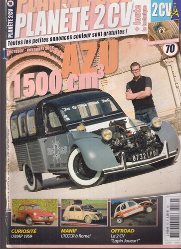 Planete 2cv umap 1959 - 2cv,