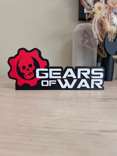 Gears war logo étagère - logo,