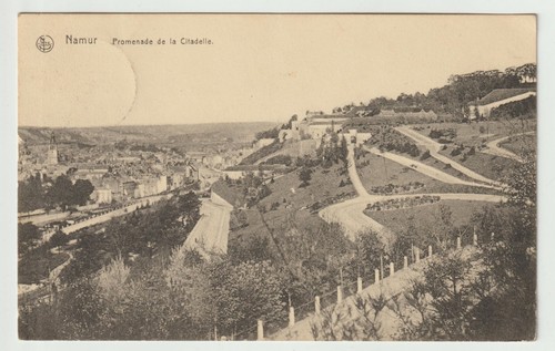 Belgique cpa namur promenade - belgique,