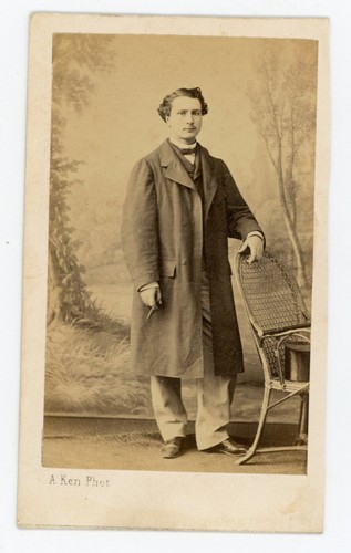 Photo cdv jeune homme - homme, en