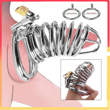 Masculine Cage De Chasteté Métal 2 Anneaux au choix 45 ou 50 mm Chastity Cage SM
