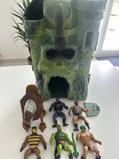 Le Château Ombres Maîtres De L’univers Motu 1981 + Lot Figurines Vintage Musclor