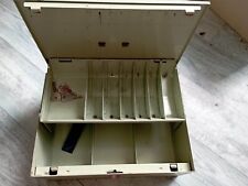 dad decayeux ancienne coffre caisse a monnaie, arge boitier métallique  VINTAGE