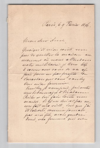Charles friedel lettre - friedel,