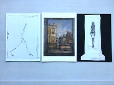 Lot   3  Cartes Postales   ALBERTO GIACOMETTI     Tableaux  Dessin  Art Moderne