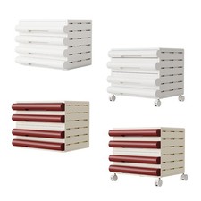 Classeur à tiroirs avec patins antidérapants, rangement sous le bureau, pour