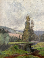 Paysage, forêt, arbres
