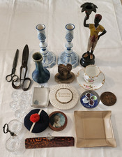 2) Lot de 17 Objets anciens de Brocante, d'Antiquités divers