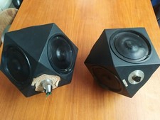 Vintage JVC Nivico GB-2E speakers Satellite Globe omni directional design 70