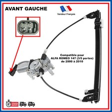 Leve Vitre Avant Gauche Avec Moteur Compatible Alfa Romeo 147 (937) - 850016