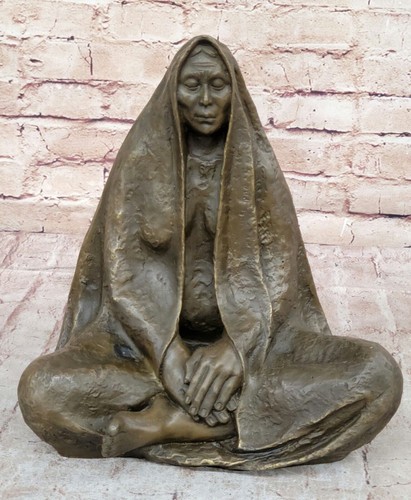Statue bronze chef indien - chef,