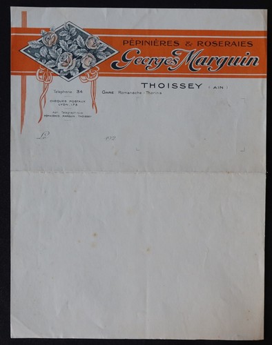 Facture thoissey 1920 - facture,