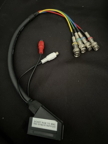 Scart bnc câble peritel - scart,