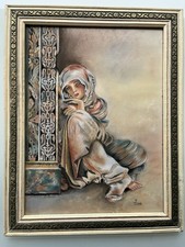 Pastel Orientaliste-  Portrait
