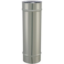 Tuyau inox Ø125mmx1.00m -