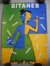 affiche Gitanes Savignac Seita 1995 déco vintage french poster tobacco Plakat