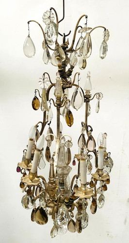 Lustre cage pandeloques de - cage, a