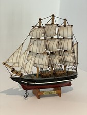 Maquette Bateau A Voile Cutty Sark 1869 Bois Ancienne