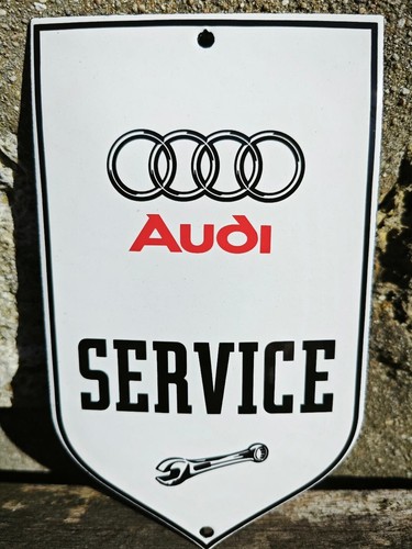 Plaque émaillée audi - plaque,