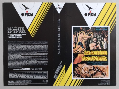 Jaquette vhs maciste en - vhs,
