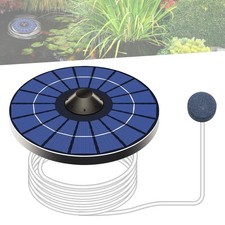 Pompe à oxygène solaire pompe à air solaire pour aquarium oxygéné aérateur so...