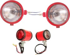 Rouge Tracteur Phares Butler