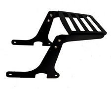 Porte-Bagages Spaan Noir pour Harley Davidson Dyna Glide 2001-2006 No Wide