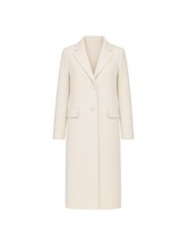 Manteau Emme Marella Modèle Frine, En Tissu Technique, Couleur Panna