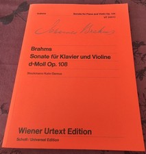 Brahms, sonate pour violon et