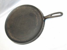 Vintage Wagner Ware Cast Iron 10" Pancake Breakfast Griddle Pan Skillet 1109