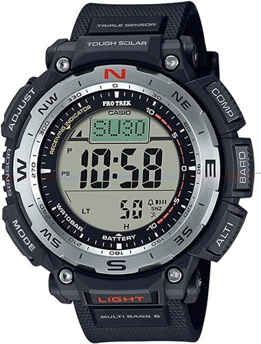 Montre noire solaire