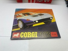 ANCIEN CATALOGUE CORGI TOYS