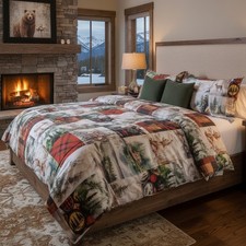 Housse de couette double en