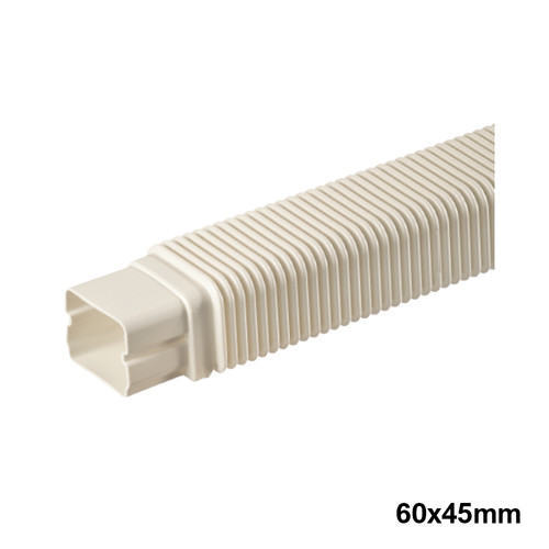 Raccord flexible pour - , goulotte