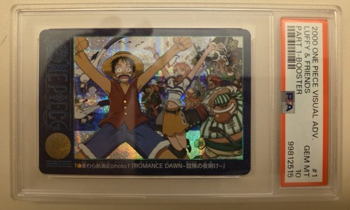 Psa one piece carddass 2000 - one,